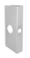 Show details for Don-Jo 3-S-CW Wrap Around Plate For Cylindrical Lock W/ 2-1/8" hole - Satin Stainless Steel 3 CW